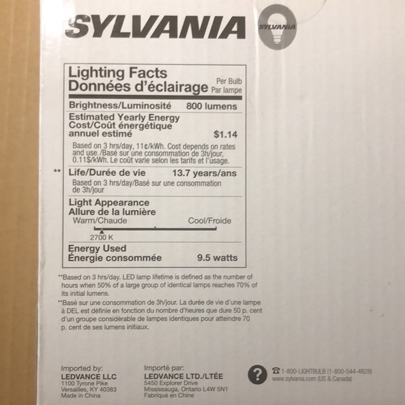 Sylvania Bluetooth Smart + Light Bulb 2 pack Full Color BR30 Led Bulb 800 Lumens - Picture 7 of 7